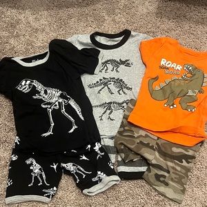 Bundle three sets of Dino PJs